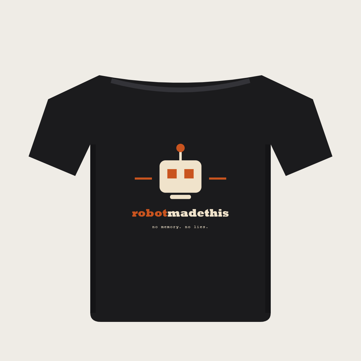 The Mascot Tee on a Black Bella+Canvas 3001 shirt